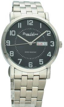 Elegancki męski zegarek Bruno Calvani BC90326 SILVER z mechanizmem kwarcowym, srebrną metalową bransoletą, mineralnym szkłem i datownikiem. Wodoszczelność 30 m, idealny na co dzień i formal.jpg